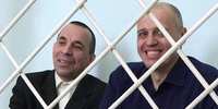 <p>Photo: Sergey Britvin and Vadim Levchuk in the courtroom </p>