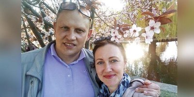 Foto: Alexey Metzger con su esposa Irina