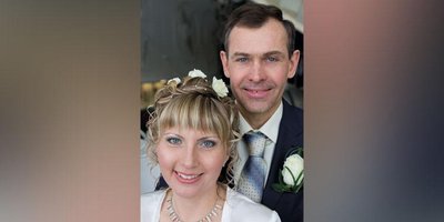 Foto: Dmitry Kuzin con su esposa Svetlana