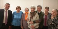 <p>Foto (da sinistra a destra): Valentin Osadchuk, Raisa Usanova, Lyubov Galaktionova, Elena Zayshchuk, Nailya Kogay, Nadezhda Anoykina, Nina Purge</p>