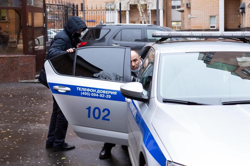 Vardan Zakaryan after the session of the Presnensky District Court, Moscow, November 30, 2020