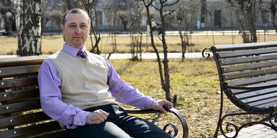 In the photo: Dmitry Maslov, April 2021