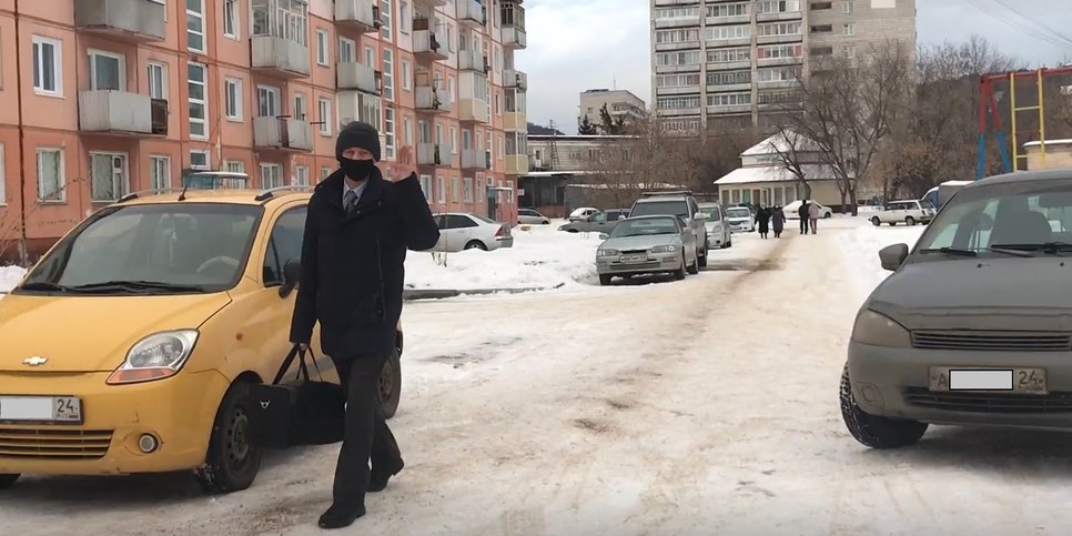 Aleksandr Kabanov on the day of one of the court hearings