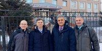 Sergey Shulyarenko, Valeriy Kriger, Alam Aliyev and Dmitriy Zagulin at the court. November 2020