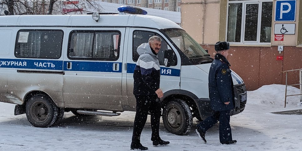 Sergej Ananin am Tag der Urteilsverkündung. März 2023