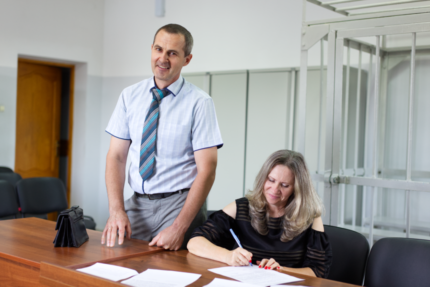Irina mit ihrem Mann Vitaly. 4. Juli 2025