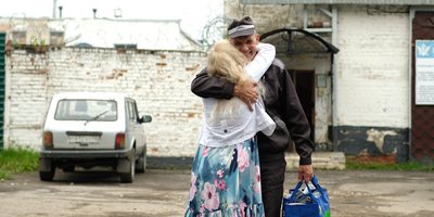 Vladimir and Svetlana&rsquo;s touching meeting